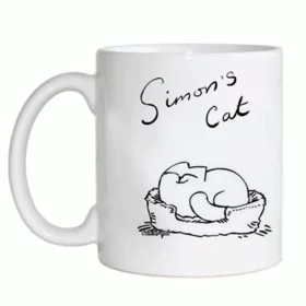 Прикольные кружки: simons Cat (мурзик спит)